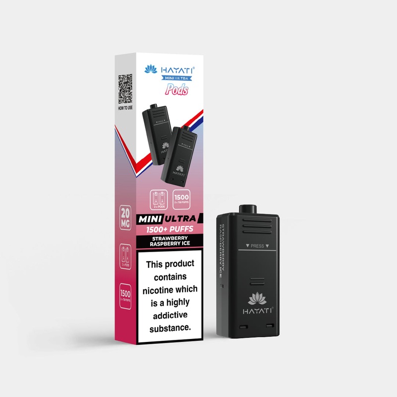 Strawberry Raspberry Ice|Hayati Mini Ultra Pods|gb|ae|eu
