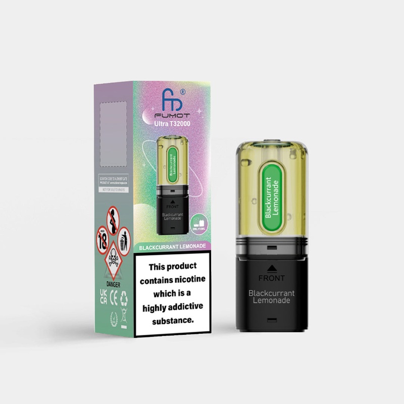 Blackcurrant Lemonade|Fumot Ultra T32000 Pods|gb|ae|eu