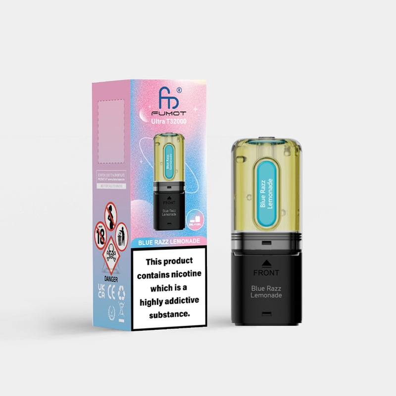 Blue Razz Lemonade|Fumot Ultra T32000 Pods|gb|ae|eu