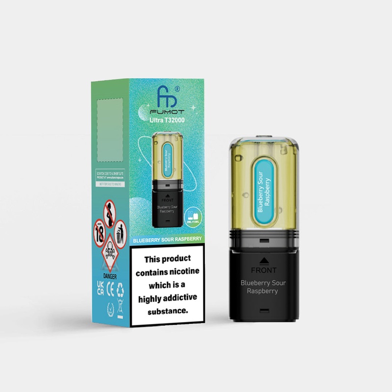 Blueberry Sour Raspberry|Fumot Ultra T32000 Pods|gb|ae|eu