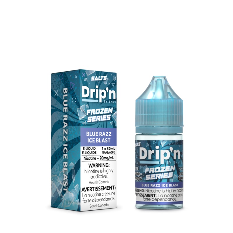 Drip’n by Envi Frozen Salt – Blue Razz Ice Blast 30ml