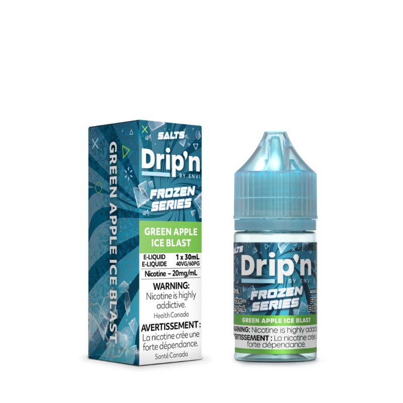 Drip’n by Envi Frozen Salt – Green Apple Ice Blast 30ml