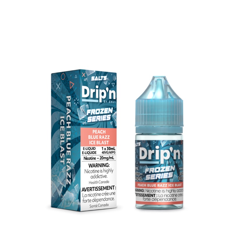 Drip’n by Envi Frozen Salt – Peach Blue Razz Ice Blast 30ml