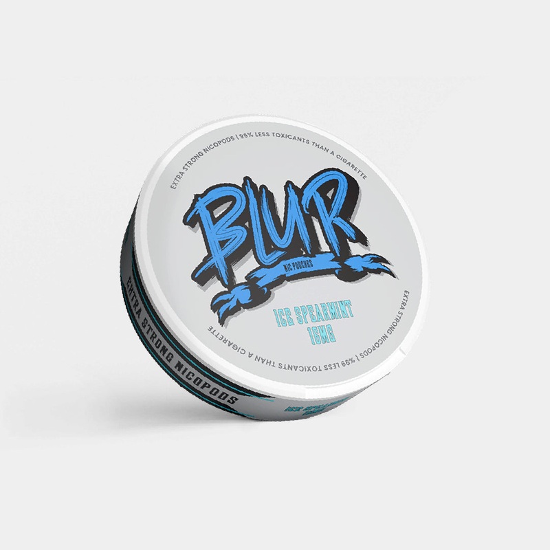 Ice Spearmint|Blur Nic Pouches | 16mg|Blur Nic Pouches | 25mg|gb|ae|eu