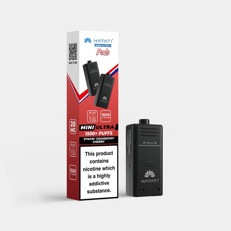 Straw’ Cranberry Cherry|Hayati Mini Ultra Pods|gb|ae|eu