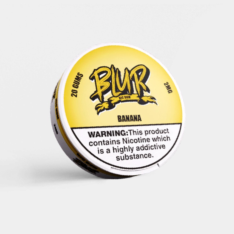 Banana|Blur Nic Gum | 2mg|gb|ae|eu