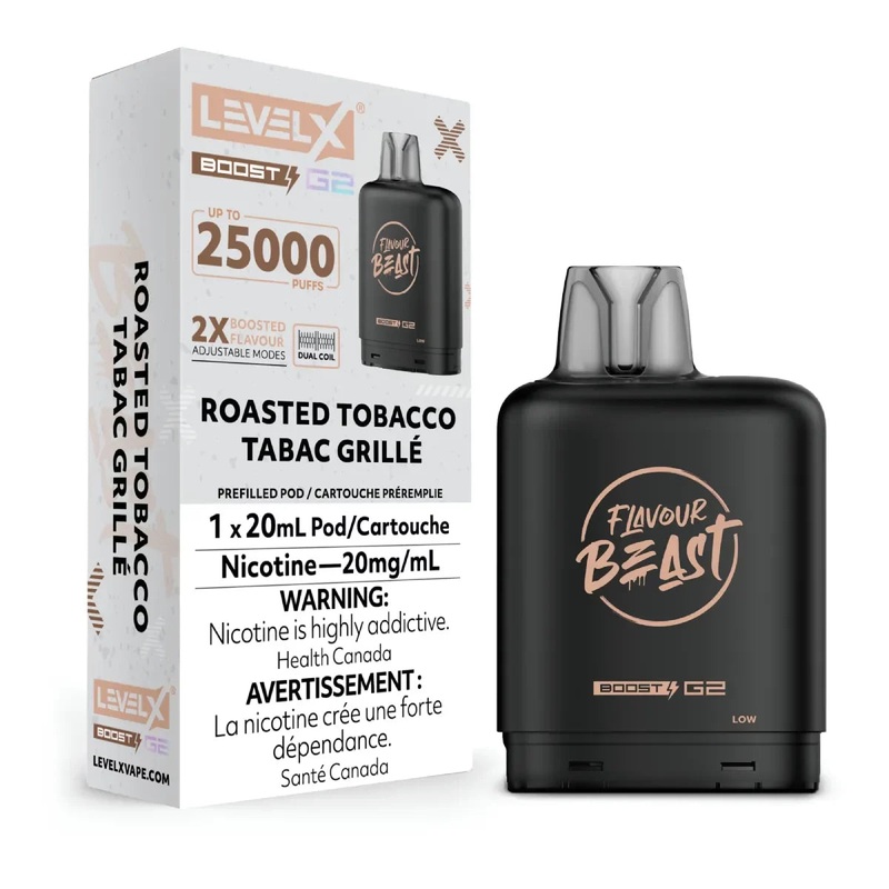 Level X Flavour Beast Boost G2 – Roasted Tobacco 20mg