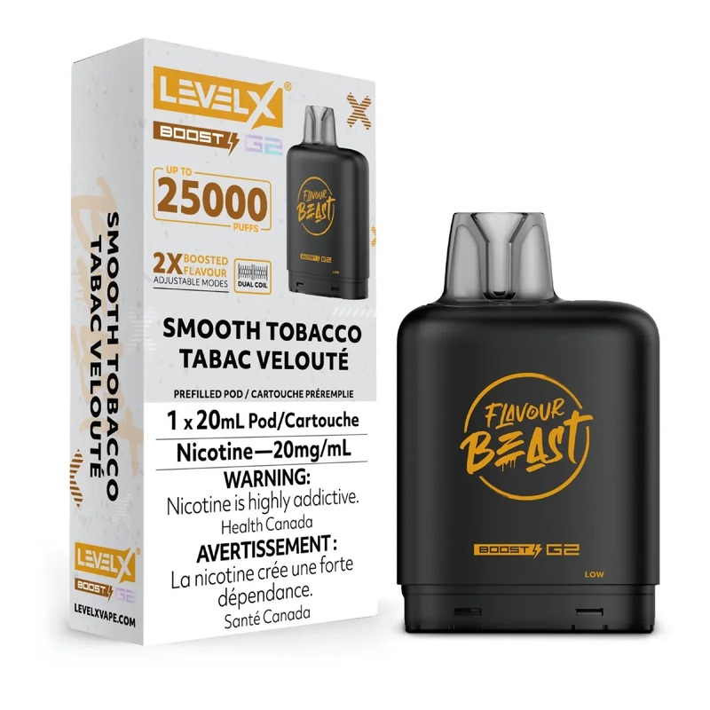Level X Flavour Beast Boost G2 – Smooth Tobacco 20mg