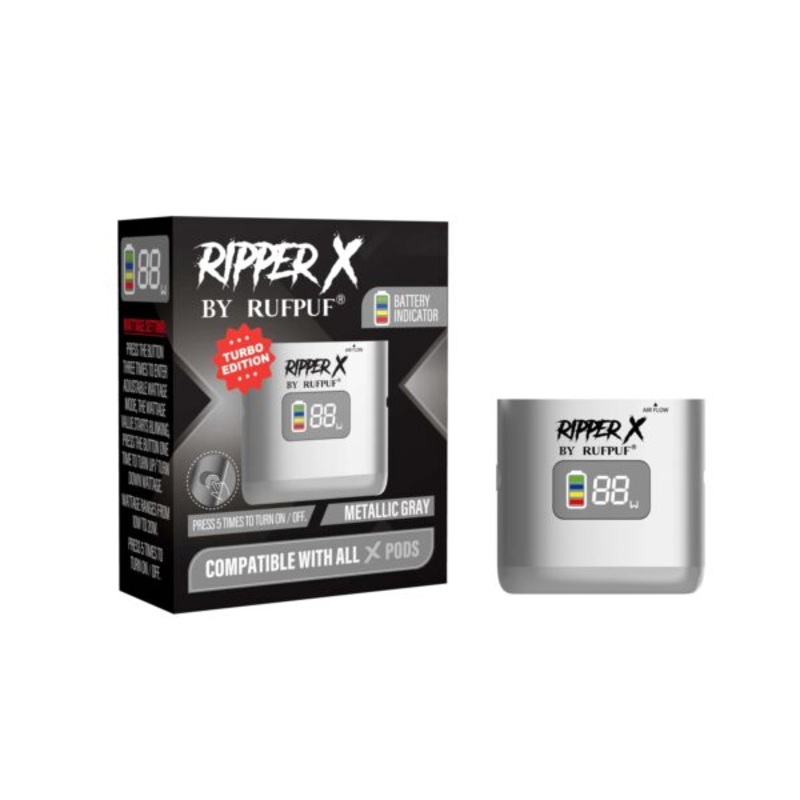 Ripper X Ultra Battery Metallic Gray
