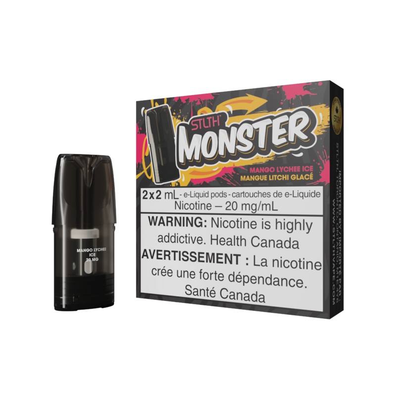 STLTH Monster Pod Pack – Mango Lychee Ice
