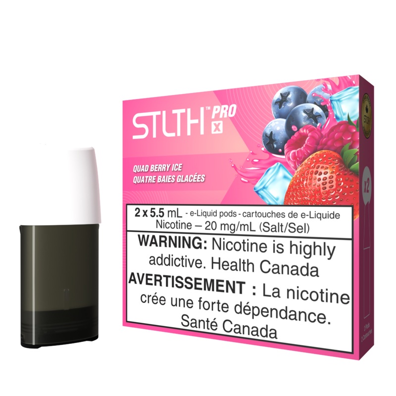 STLTH PRO X Pod Pack Quad Berry Ice 20mg