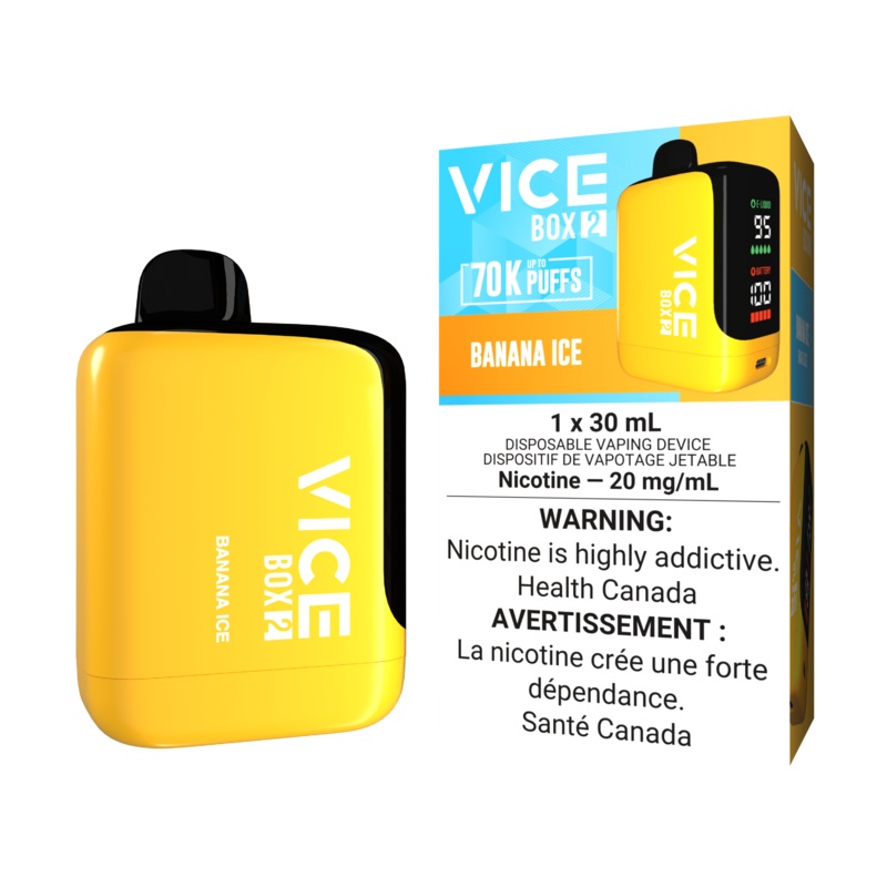 Vice Box 2 Disposable – Banana Ice 20mg