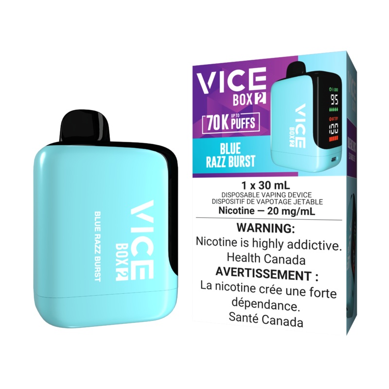 Vice Box 2 Disposable – Blue Razz Burst 20mg