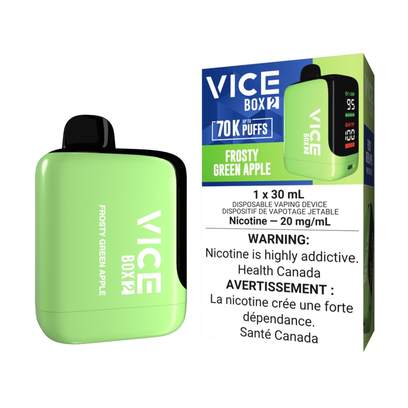Vice Box 2 Disposable – Frosty Green Apple 20mg