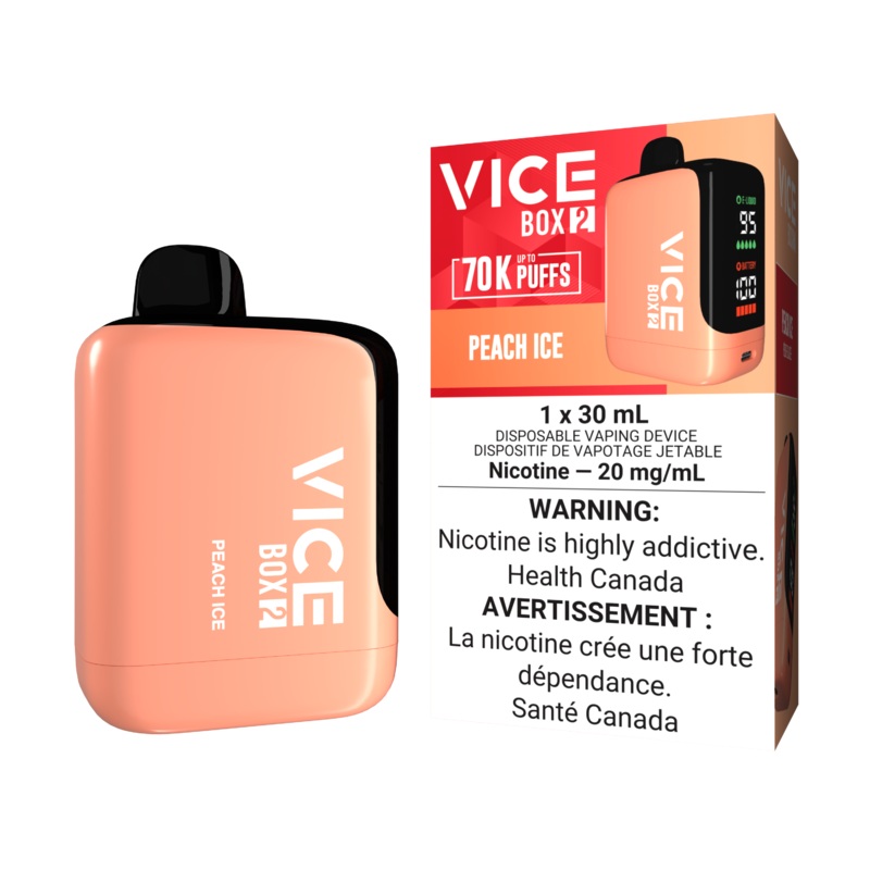 Vice Box 2 Disposable – Peach Ice 20mg