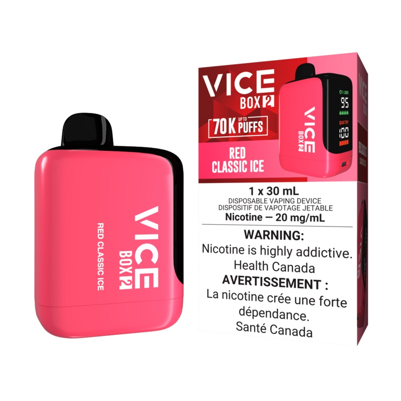 Vice Box 2 Disposable – Red Classic Ice 20mg