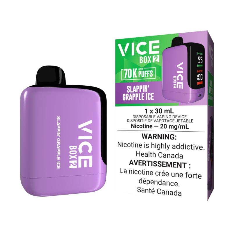 Vice Box 2 Disposable – Slappin’ Grapple Ice 20mg