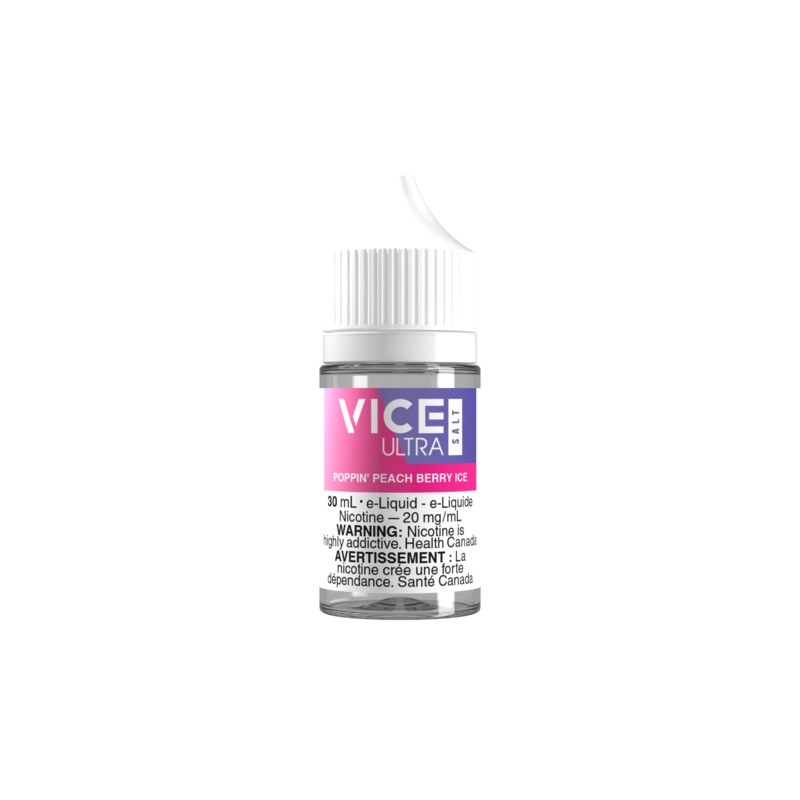 Vice Ultra Salt – Poppin’ Peach Berry Ice 30ml