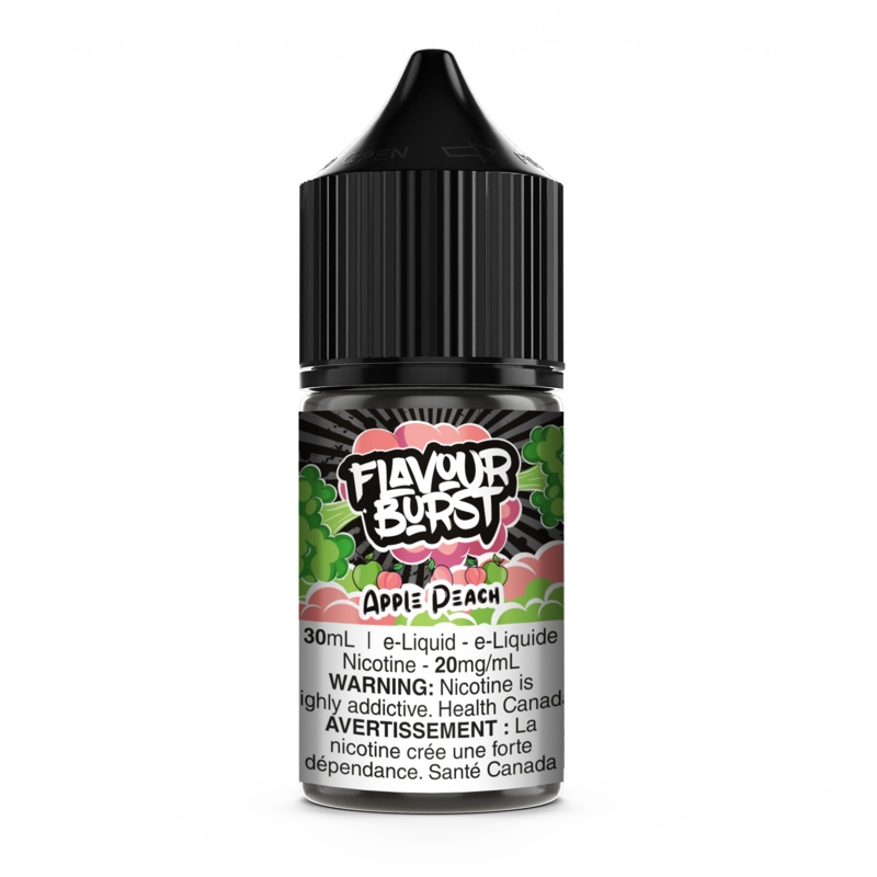 Flavor Burst Salts|Apple Peach|Blue Cherry|Blue Watermelon|Blueberry Peach|Bluerazz Peach Pineapple|Classic Cherry Fizz|Double Apple|Frozen Blueberry|Frozen BlueRazz|Bully|Frozen Cactus Bluerazz|Frozen Classic Fizz|Frozen Menthol Mint|Frozen Orange Fantas