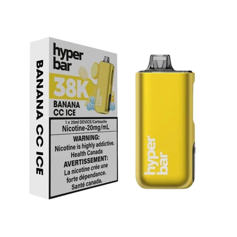 Hyper Bar BE38000|Banana CC Ice|Blue Razz|Blueberry Mint|Blueberry Watermelon Ice|Cherry Lime|Honeydew Mango Ice|Northern Freeze|Peach Blue Razz|Peach Watermelon Ice|Pineapple Cococnut|Sakura Grape|Strawberry Grapefruit Ice|White Peach