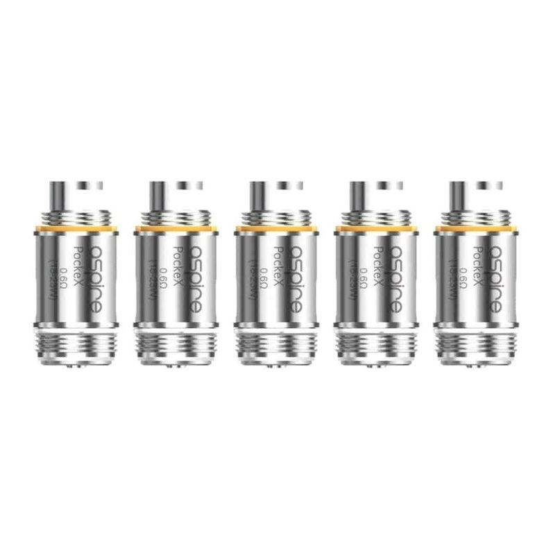 Aspire PockeX Coils 5 Pack|0.6ohm
