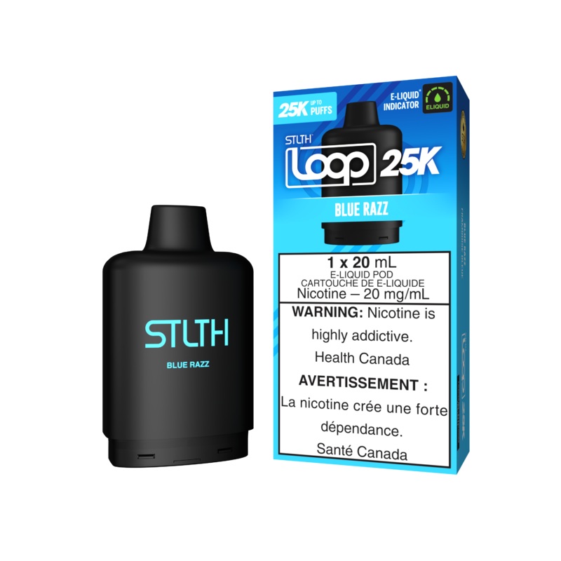 STLTH Loop 25K Pod – Blue Razz 20mg