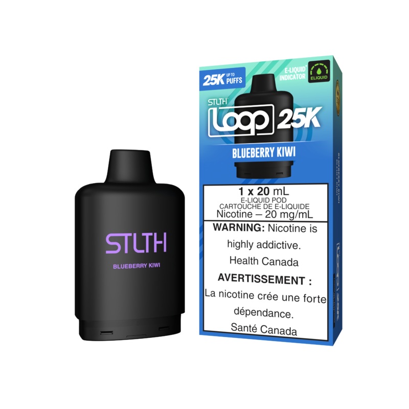 STLTH Loop 25K Pod – Blueberry Kiwi 20mg