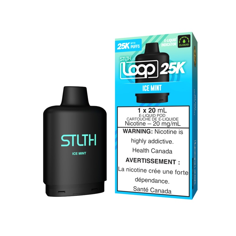 STLTH Loop 25K Pod – Ice Mint 20mg