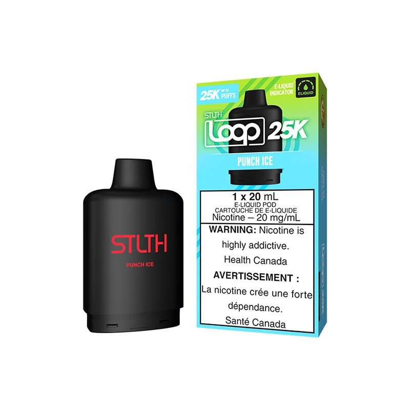STLTH Loop 25K Pod – Punch Ice 20mg