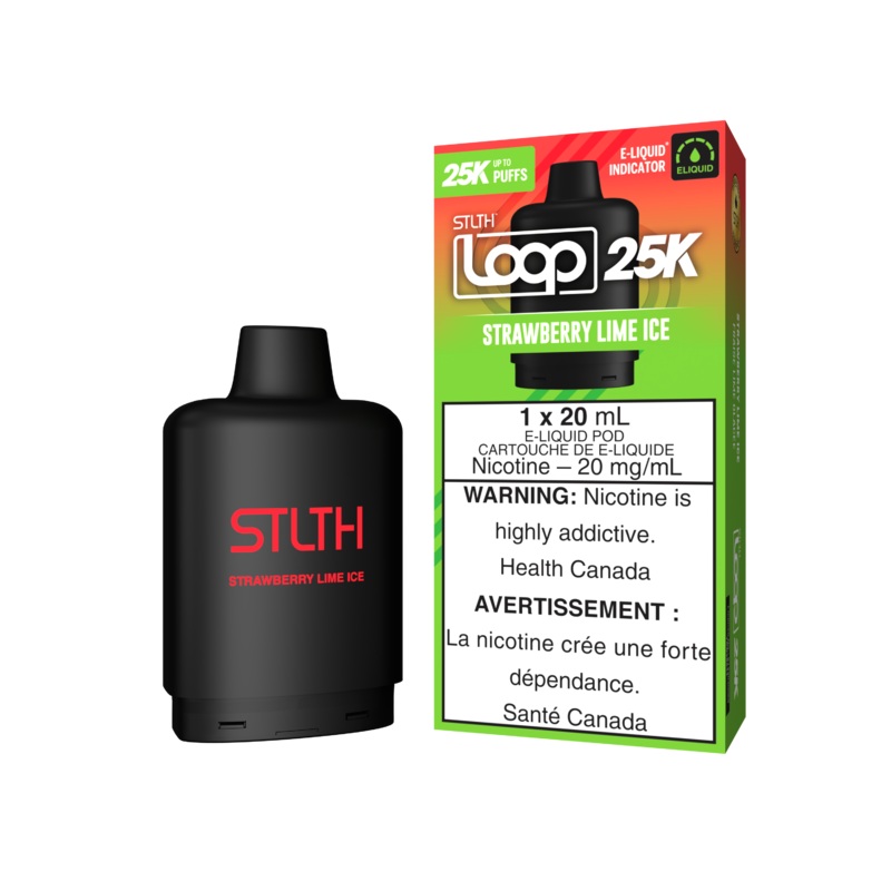 STLTH Loop 25K Pod – Strawberry Lime Ice 20mg