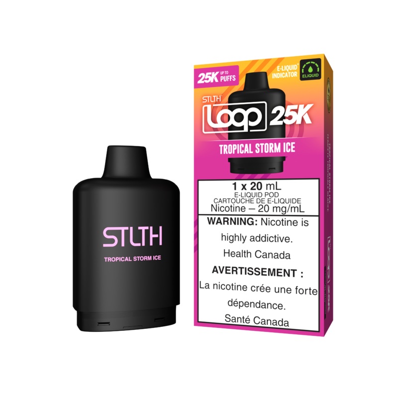 STLTH Loop 25K Pod – Tropical Storm Ice 20mg