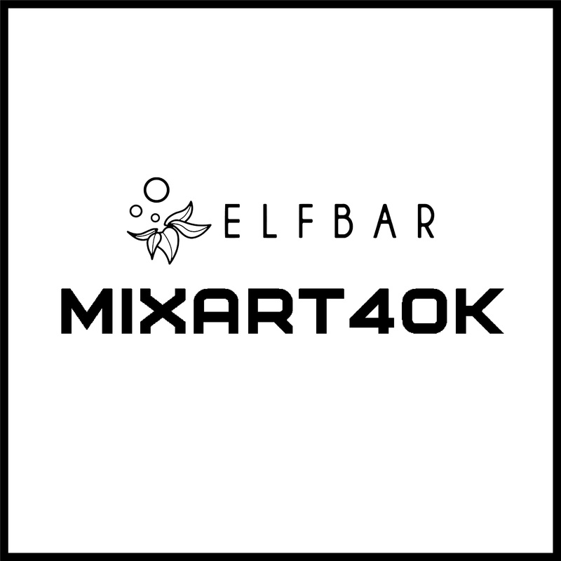 Elf Bar MixArt 40k Disposable|20|Blue Razz Ice|Mixed Mint|Red Raspberry Strawberry|Strawberry Banana|Watermelon Mango Peach