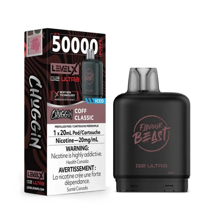 Level X Flavour Beast G2 Ultra – Chuggin’ Coff Classic Iced 20mg