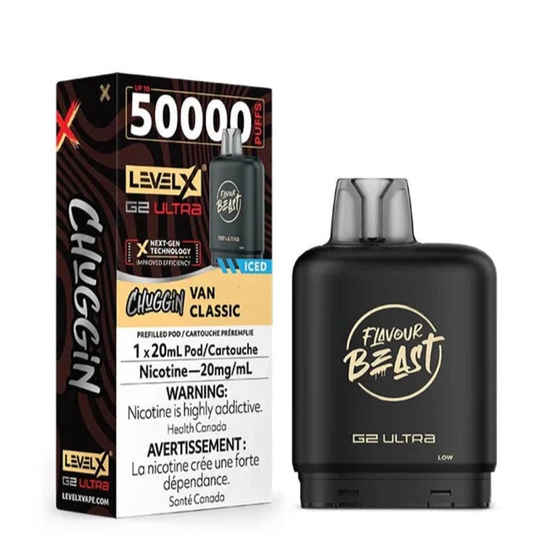 Level X Flavour Beast G2 Ultra – Chuggin’ Van Classic Iced 20mg
