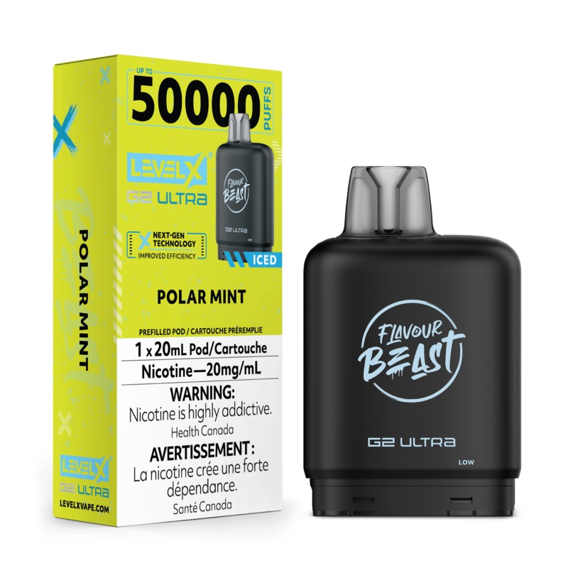 Level X Flavour Beast G2 Ultra – Polar Mint 20mg