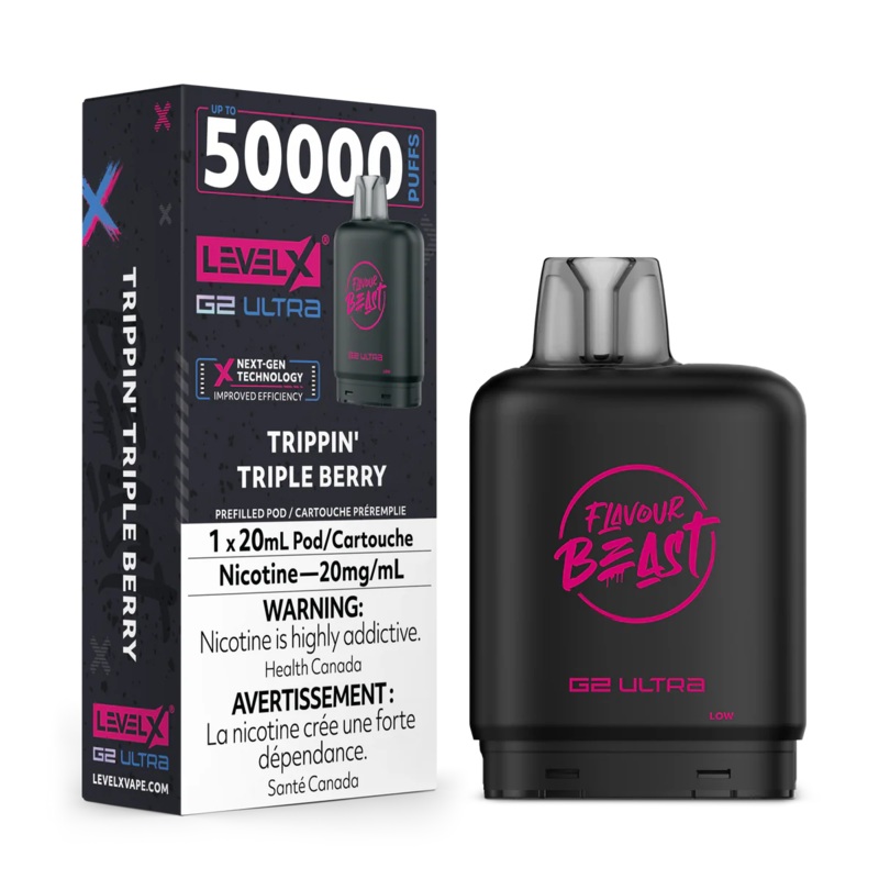 Level X Flavour Beast G2 Ultra – Trippin’ Triple Berry 20mg