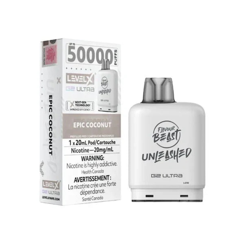 Level X Flavour Beast Unleashed G2 Ultra – Epic Coconut 20mg