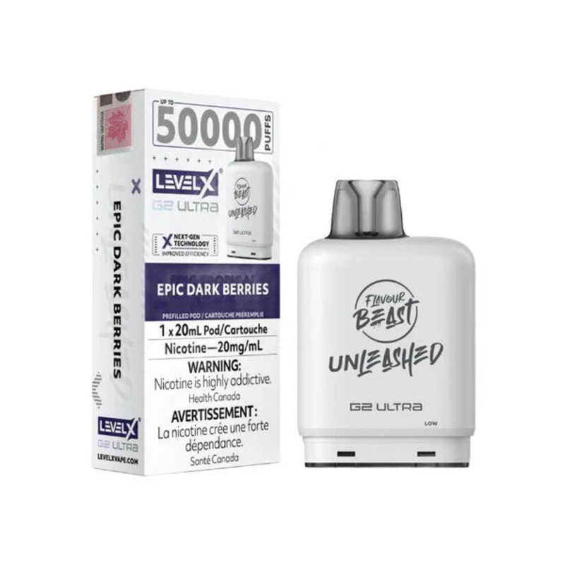 Level X Flavour Beast Unleashed G2 Ultra – Epic Dark Berries 20mg
