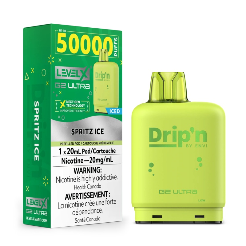 Level X Drip’n G2 Ultra Pod – Spritz Ice 20mg
