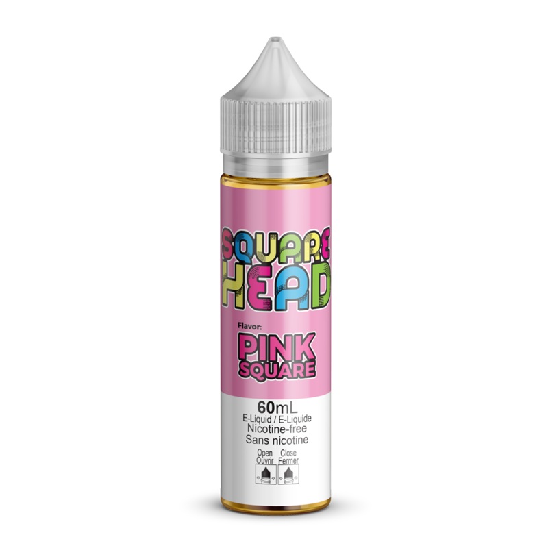 Square Head Pink Square 60ml|0mg|3mg|6mg