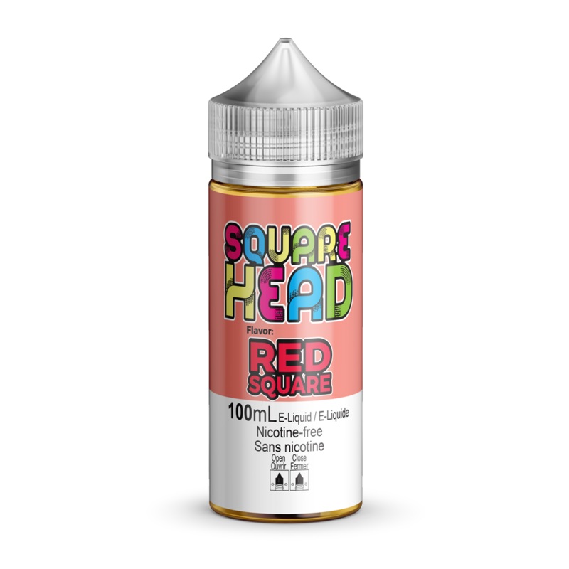 Square Head Red Square 100ml|3mg|6mg|0mg