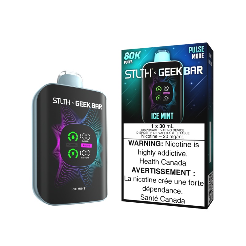 STLTH x Geek Bar 80K Disposable – Ice Mint 20mg