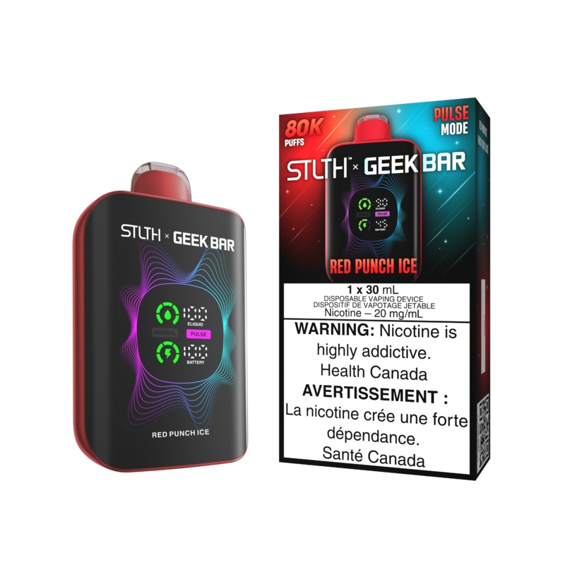 STLTH x Geek Bar 80K Disposable – Red Punch Ice 20mg
