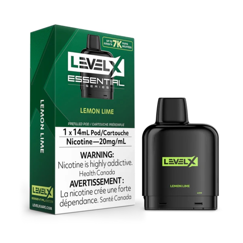 Level X Essential Series Pod Lemon Lime 20mg