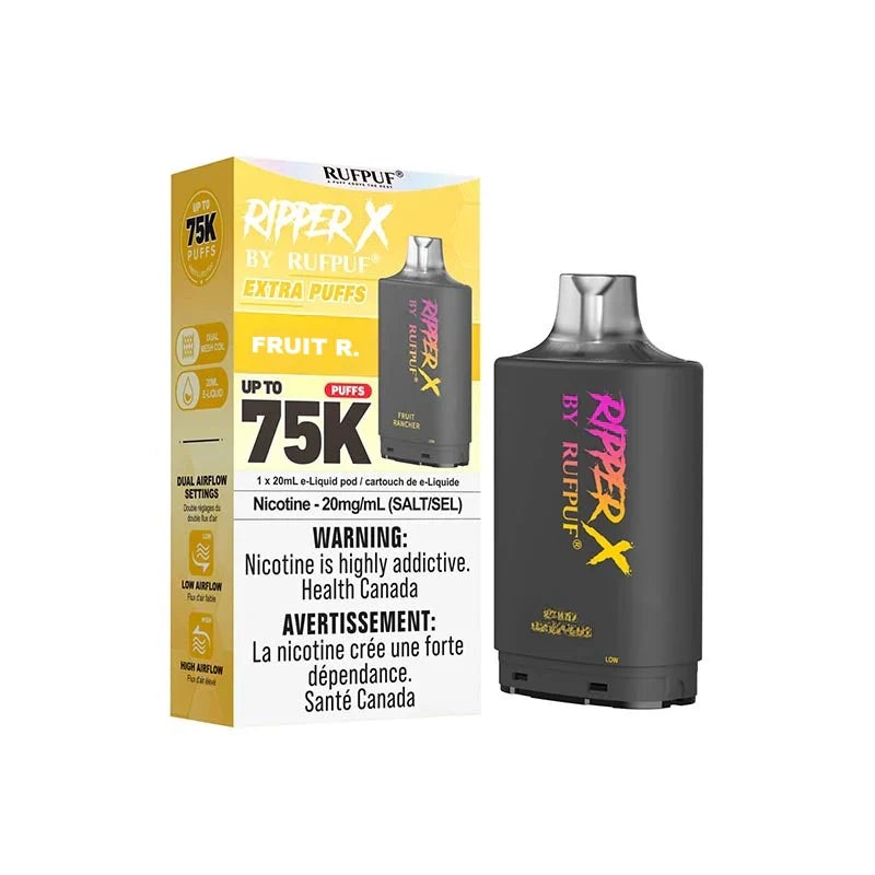 RIPPER X by RUFPUF 75K Pod – Fruit R. 20mg
