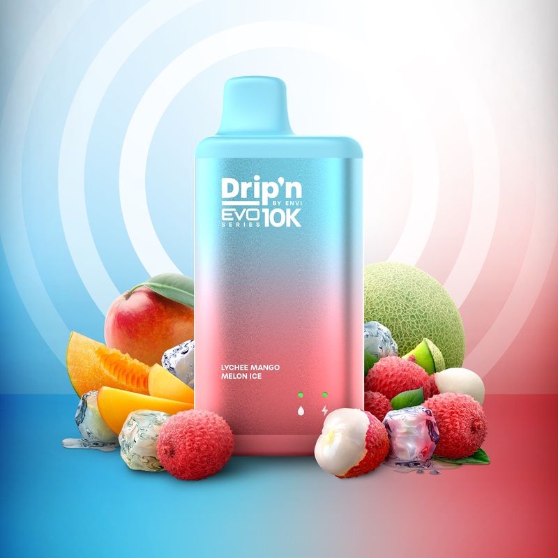 Drip’n by Envi EVO Series 10k – Lychee Mango Melon Ice