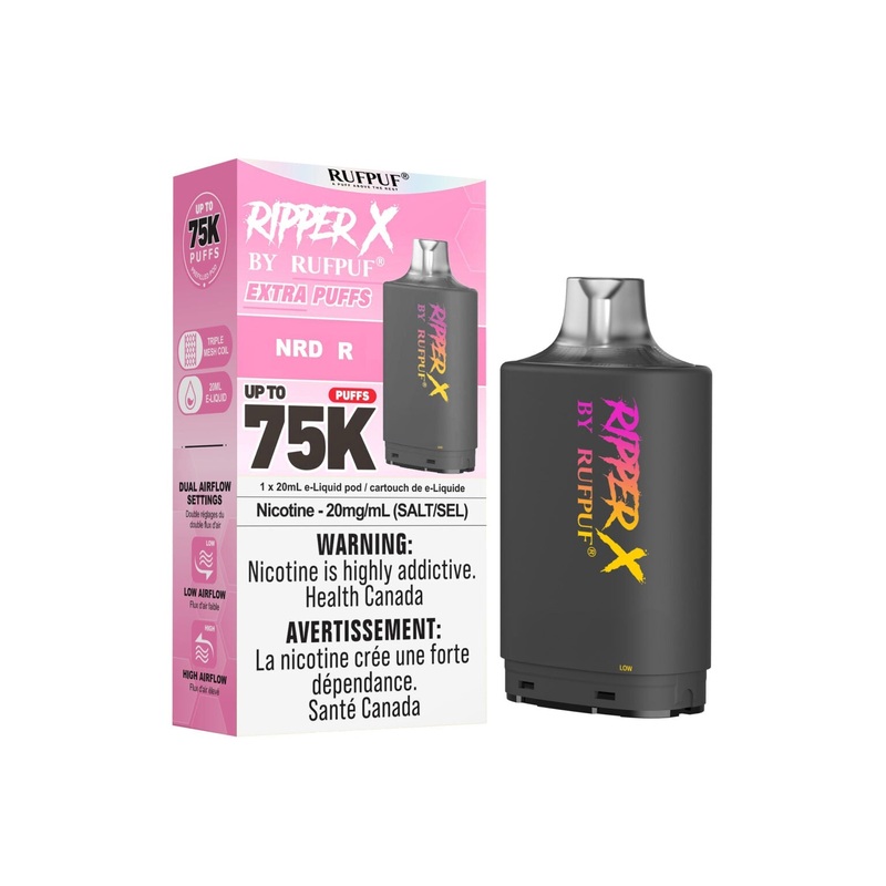 RIPPER X by RUFPUF 75K Pod – NRD R. 20mg