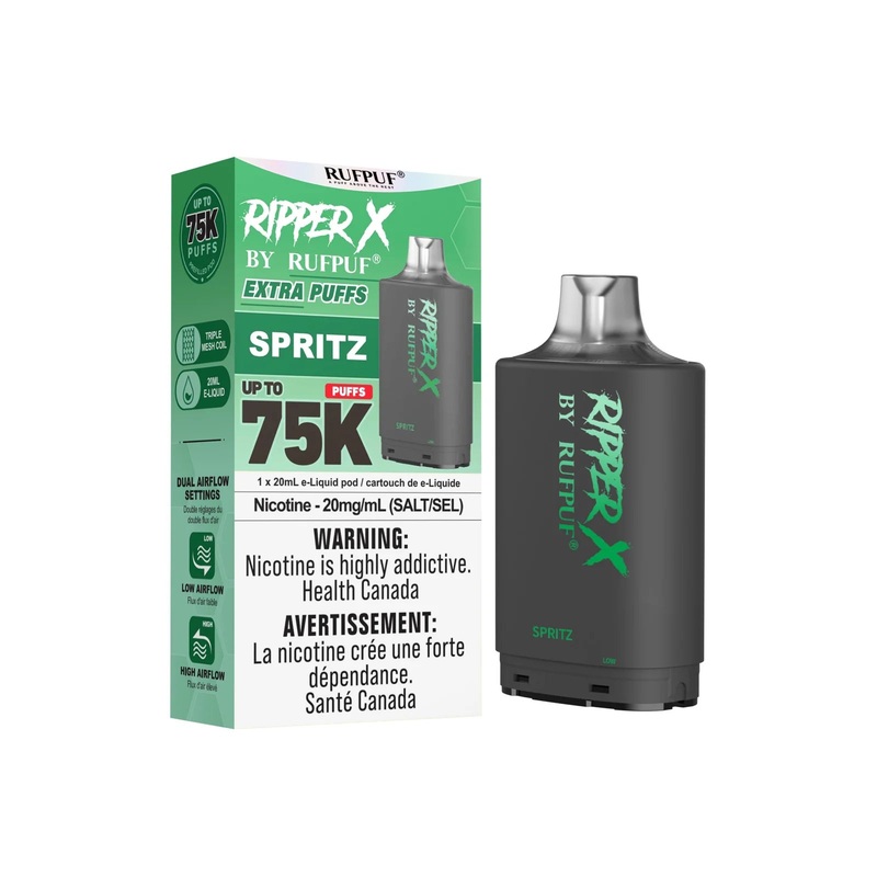RIPPER X by RUFPUF 75K Pod – Spritz 20mg