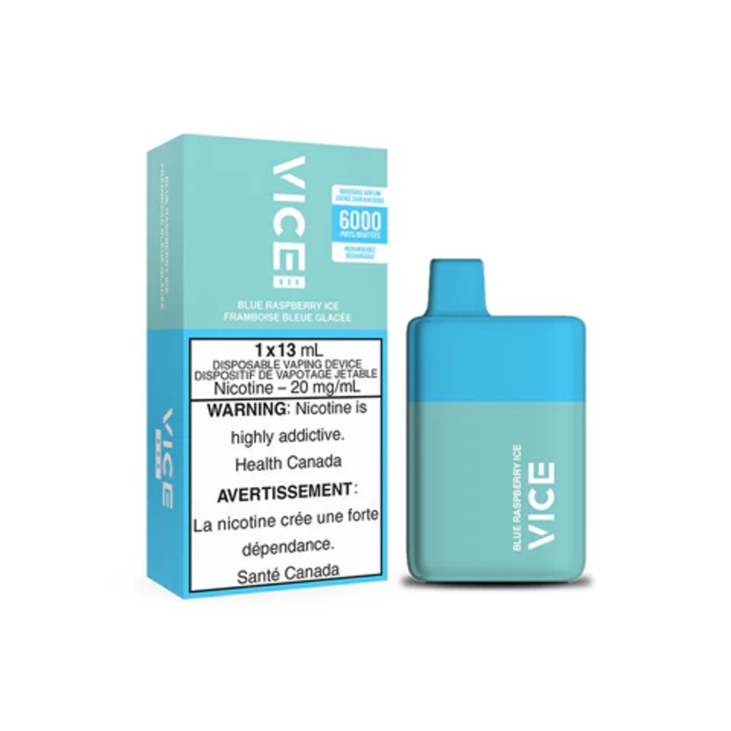 Vice Box Blue Raspberry Ice|20mg (Tax)|12mg (Tax)