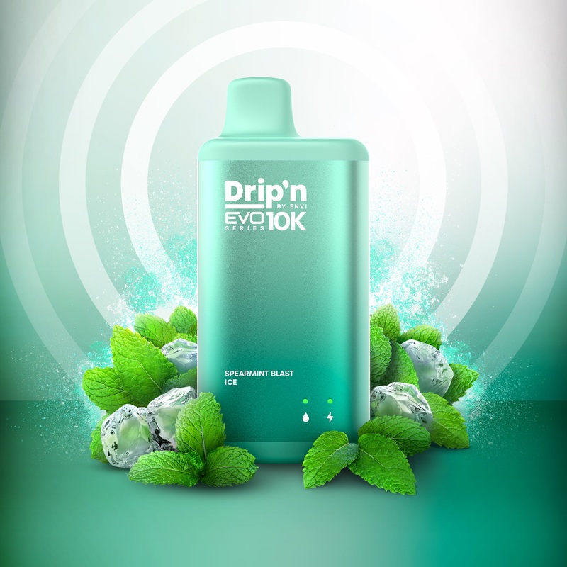 Drip’n by Envi EVO Series 10k – Spearmint Blast Ice